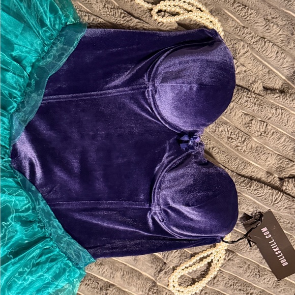 Dolls Kill Trickz N’ Treatz Mermaid Ariel Dress - Picture 8 of 9